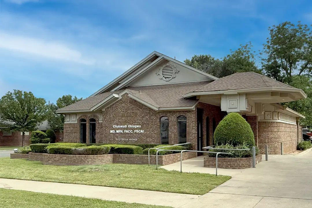 advanced heart wichita falls main entry parking entrance