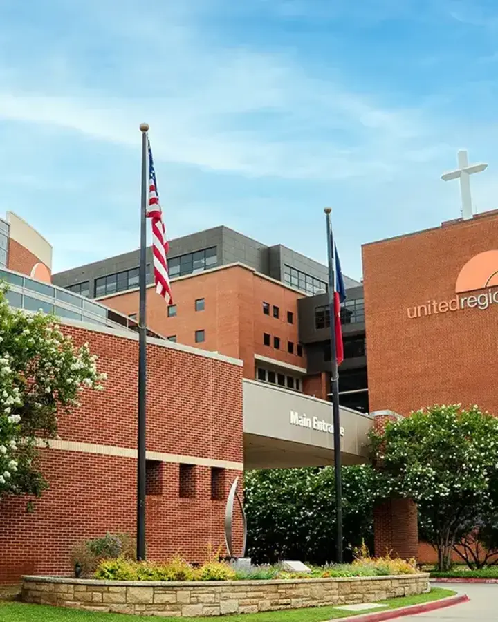 hospital wichita falls low angle main entrance