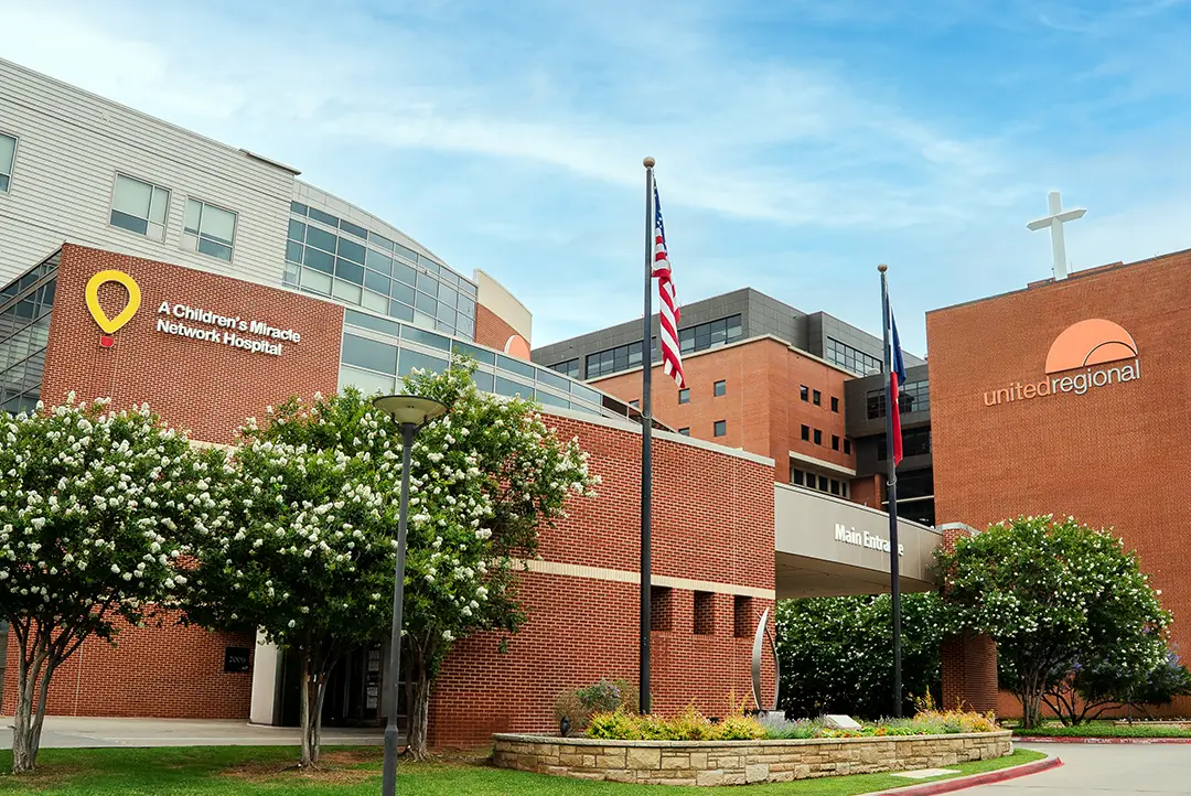 hospital wichita falls low angle main entrance