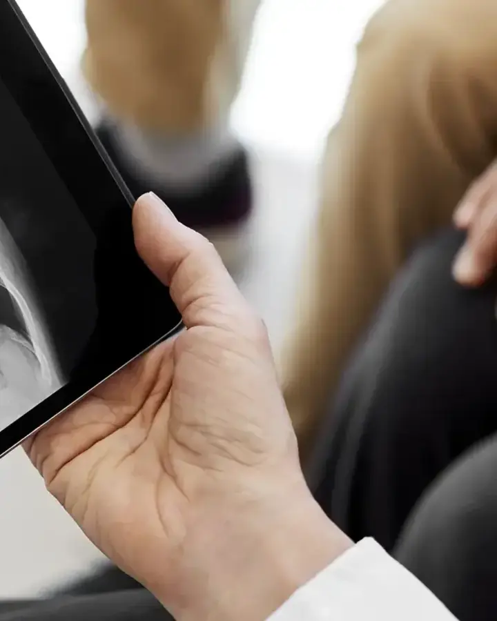 chest x-ray reviewed by doctor