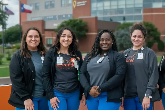 group of students smiling